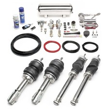 TA TechnixViair härteverstellbares Luftfahrwerk für VW Golf II 11,5L Chromtank