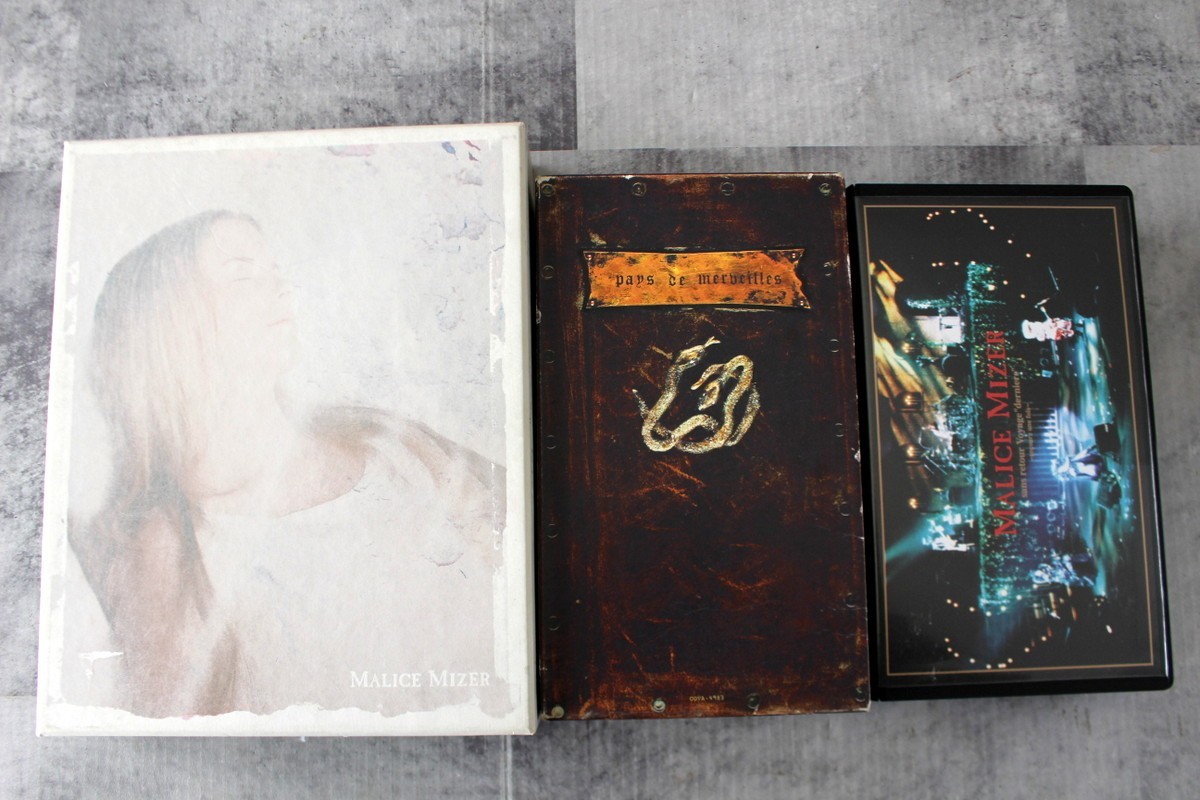 SET x3 Malice Mizer Japan CD VHS Bel air sans retour Voyage