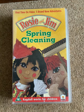 Rosie And Jim Spring Cleaning (1996 , U) PAL VHS Video Tape
