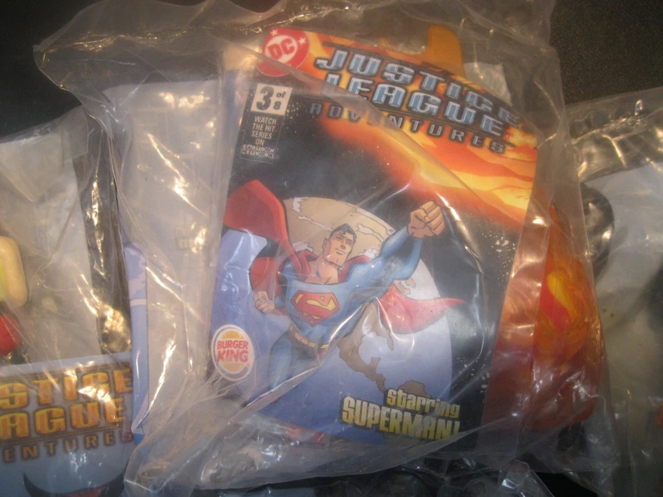 Justice League Adventures "5 Different" NIP Burger King 2003 - Image 2 of 4