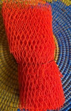 African Net Sponge, Authentic Exfoliating Body Scrubber for Shower-2oz Orange