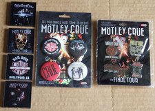 Motley Crue Final Tour Merch LOT: Magnets, Buttons, Lapel Pins 2014 mick mars EX Motley Crue Final Tour Merch LOT: Magnets, Buttons, Lapel Pins 2014 mick mars EX