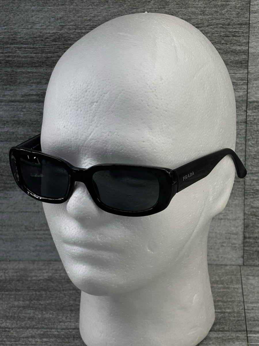 Prada SPR 26M 1AB-1A1 Black Square Frame Sunglasses 50/18 135mm
