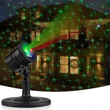 Christmas Projector Lights Outdoor, Led Christmas Laser Lights Landscape Spot...