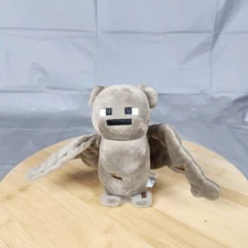 Mojang Minecraft Bat 7" Plush Stuffed Animal Toy Brown Pixel 2014
