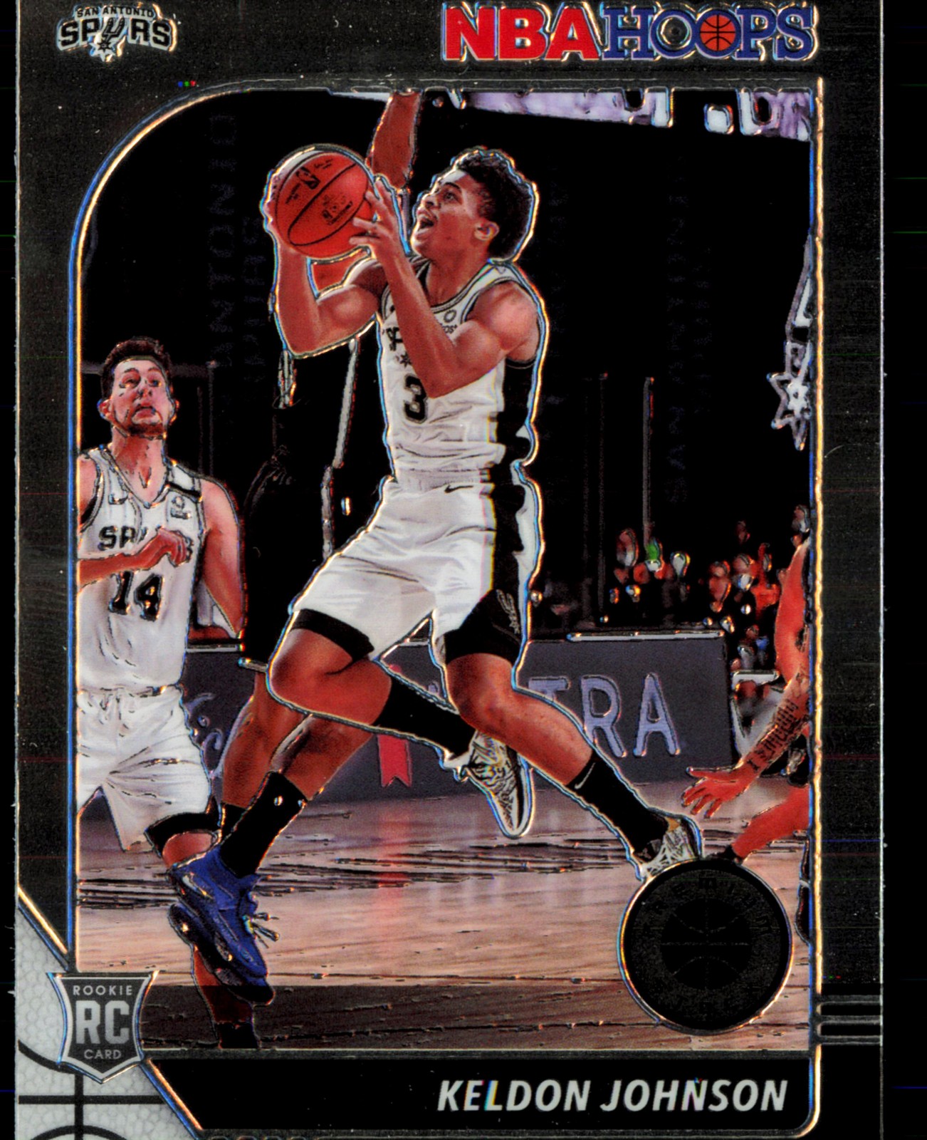 2019-20 Hoops Premium Stock #224 Keldon Johnson