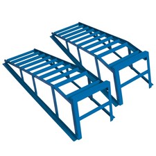 Auffahrrampe CARTREND 2x je 1.6t 225mm starr Wartungsrampe Auffahrbock KFZ Rampe