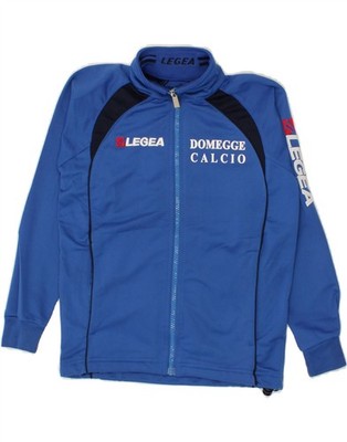 LEGEA Jungen Grafik Trainingsanzug Oberteil Jacke 8-9 Jahre 3XS blau Polyester BG04