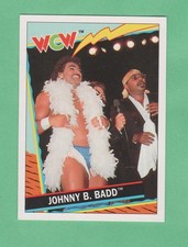 1992 Topps  WCW UK  Jonny B Badd # 39 Wrestling  Nrmnt+