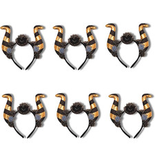 Wowser Fantasy Halloween Headband, Party Costume Accessorie, Cute Dress-Up, 6pk