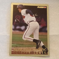 Fleer 1994 Chipper Jones Atlanta Braves Major League Prospects Insert Card #18