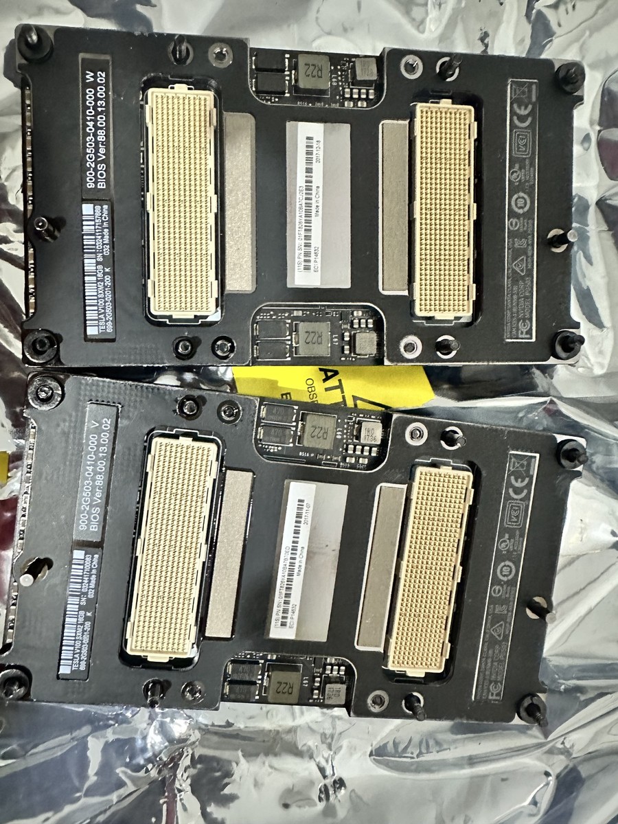 NVIDIA Tesla V100 16GB SXM2 Module NVlink 699-2G503-0201-200