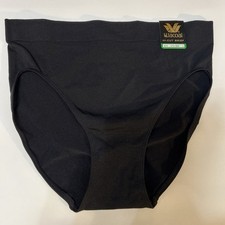 NWT Wacoal B Smooth Hi-Cut Brief Panties Size 7 L Large Black 834175