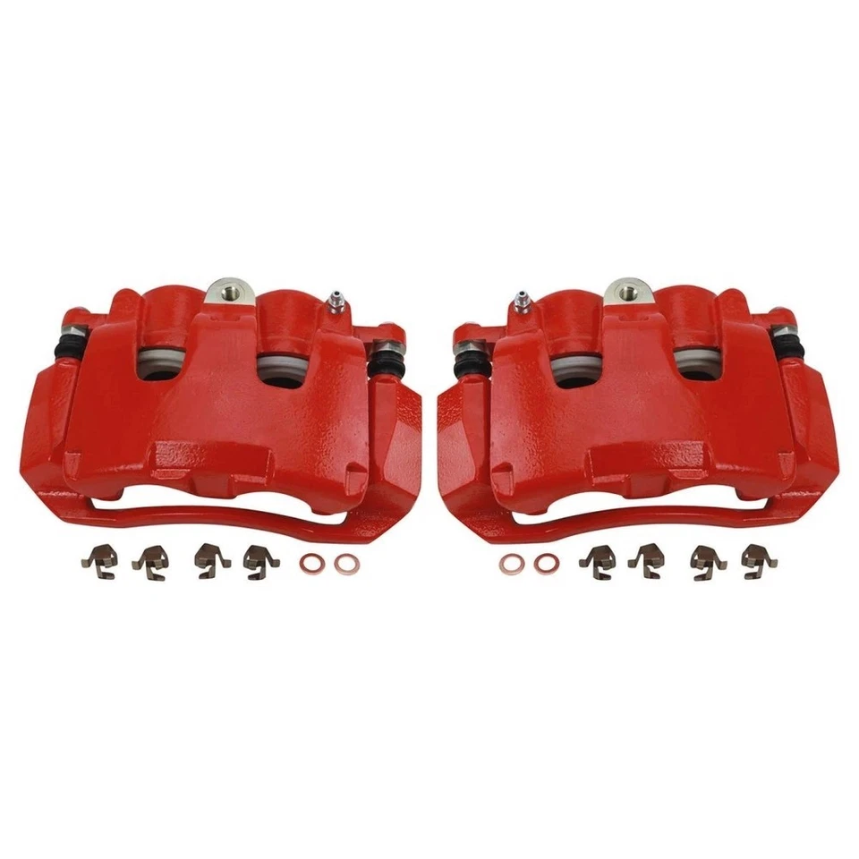 Nuevo juego de pinzas de freno delanteras de rendimiento para 07-09 Chrysler 09-10 Dodge 11-18 Ram Foto 2 de 4