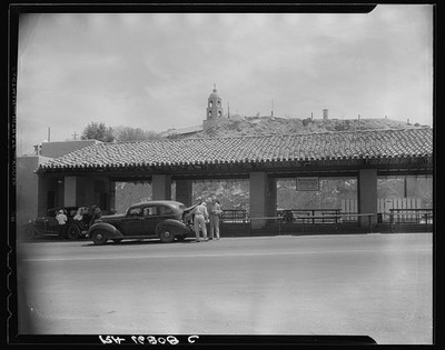 Yuma Arizona California State Line Inspection Station 1937 Automobile