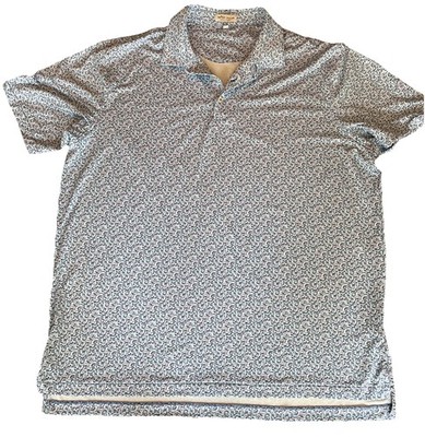 Peter Millar Summer Comfort Golf Polo Mens 2XL Big & Tall Dazed & Transfused