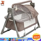 Baby Bassinet Bedside Sleeper w/ Mosquito Net Portable Crib for Newborns