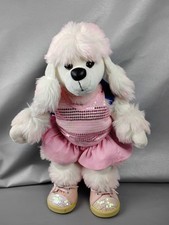 Build a Bear Workshop 18  PINK POODLE Plush W/Diva Outfit W/Backpack Ready To Go