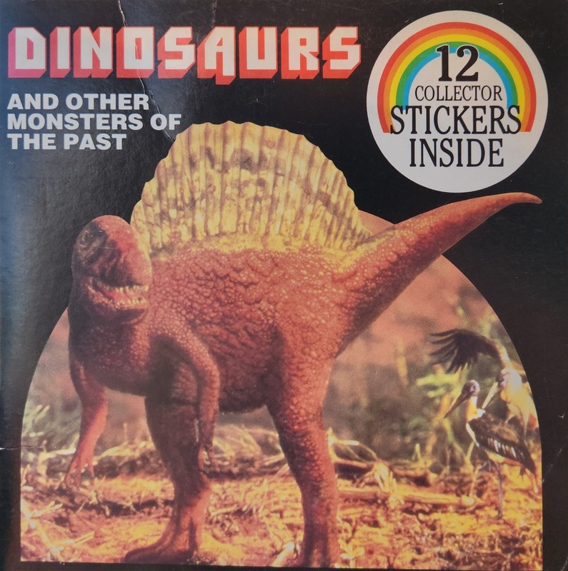 VTG Dinosaurs and Other Monsters from the Past STICKERS! 1986 VINTAGE 