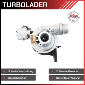 Turbolader Dacia Nissan Renault 1.5 dCi K9K 78 kW 106 PS 54399700127 54399880087