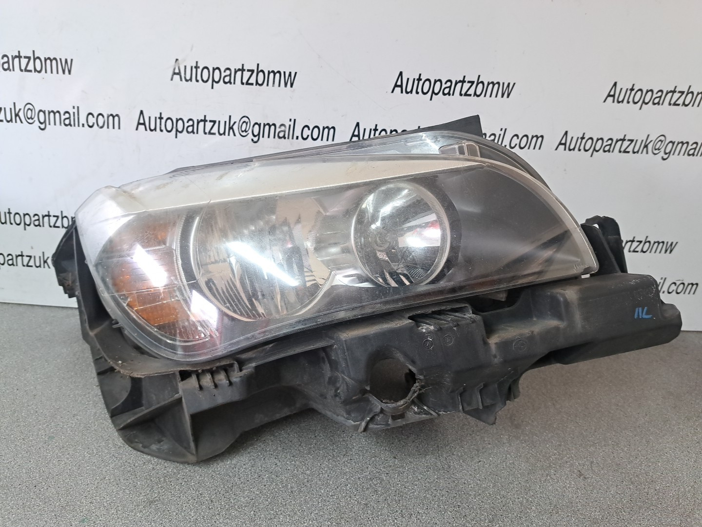 2013 BMW X1 E84 LCI Driver Right Headlight Oem Halogen + Bracket 7290236 #11L