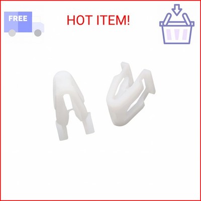 uxcell Plastic Fasteners Auto Car Trim Instrument Panel Dashboard 20PCS White
