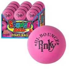 JA-RU Hi-Bounce Pinky Ball 2-Inch Rubber Bouncy Ball for Kids   Stress Relief