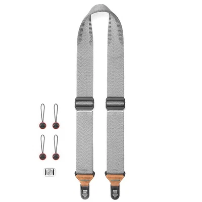 Peak Design Slide Lite - Kameragurt für DSLR und Systemkameras Ash (hellgrau)