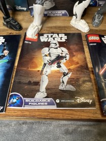LEGO Star Wars Buildable Figures 75107, 75110, 75114 With Boxes And Manuels Luke