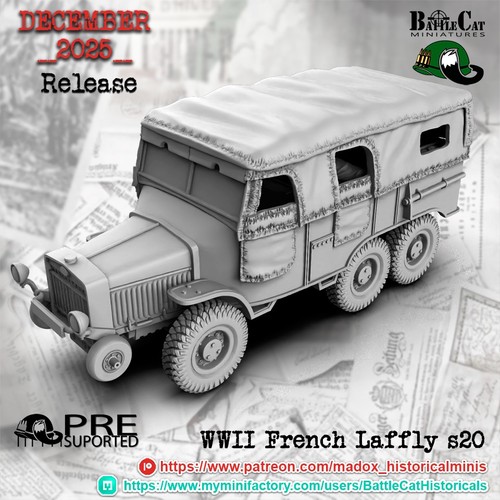 28mm WW2 Italian Bred 61 half track truck Infantry Transport Bolt Action Compati - Bild 2 von 3