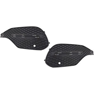 Bumper Face Bar Grilles Set of 2  Driver & Passenger Side for MB Mercedes Pair