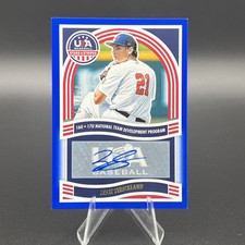 2024 Zach Strickland Panini USA Stars And Stripes Blue AUTO /100 Rookie