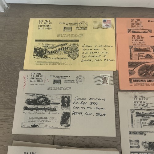Lotto Catalogo Certificati Azionari e Obbligazioni Ken Prag Hawthorne CA 1975-1976 - Foto 3 di 10