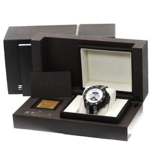 ZENITH DEFY EXTREME 96.0525.4000 47mm Ti Black / Silver #C4003