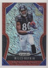 2019 Panini Prizm Rookies Red Shimmer Prizm 12/15 Miles Boykin #351 ow1