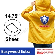 Get Creative with Siser EasyWeed Extra Iron On HTV for Nylon fabrics 15"x12"