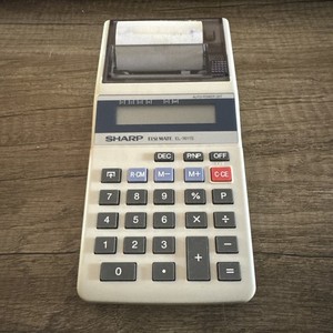 Vintage Sharp Printing Calculator Elsi Mate EL-1611S WORKS 