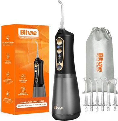 Advanced Cordless Oral Irrigator: 6 Tips, 3 Cleaning Modes, 40 Days Battery Life