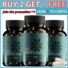 Bioma Probiotics for Digestive Health 3 In 1 Gut Health Probiotic 60 Caps
