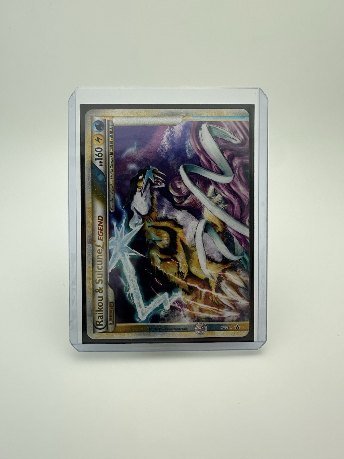 Pokémon TCG • Raikou & Suicune Legend (Top) • Unleashed 92/95 • NM Holo