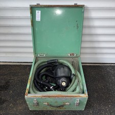 MSA FABA Auer Fresh Air Breathing Apparatus Set Hoses Accessories Metal Case B