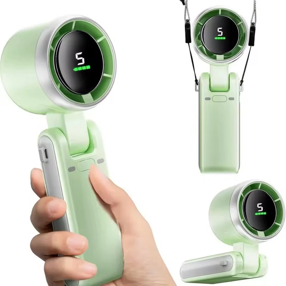 Mini Portable Handheld Turbo Fan USB Rechargeable Cooling Fan Up