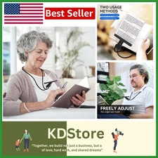 5X Hands-Free Gooseneck Magnifier for Reading & Crafts