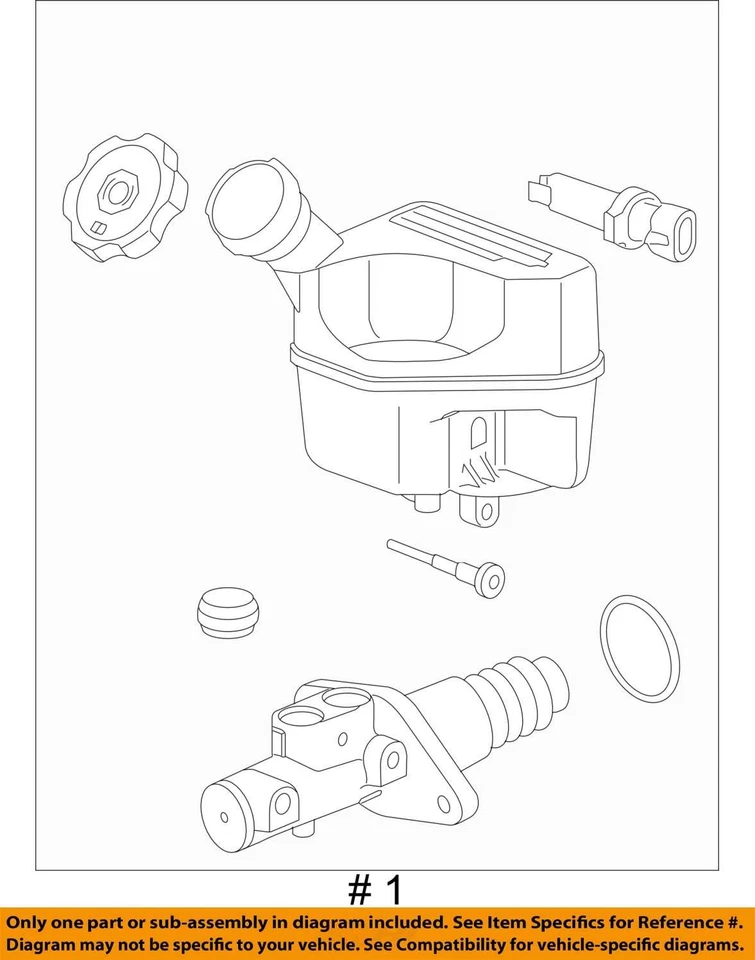 GM CILINDRO ASM BRK MAS 15939480 NUEVO OEM 15939480 Foto 4 de 4