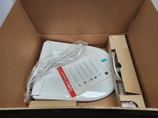 Brondell T44-RW White Luxury Bidet Toilet Seat with Remote