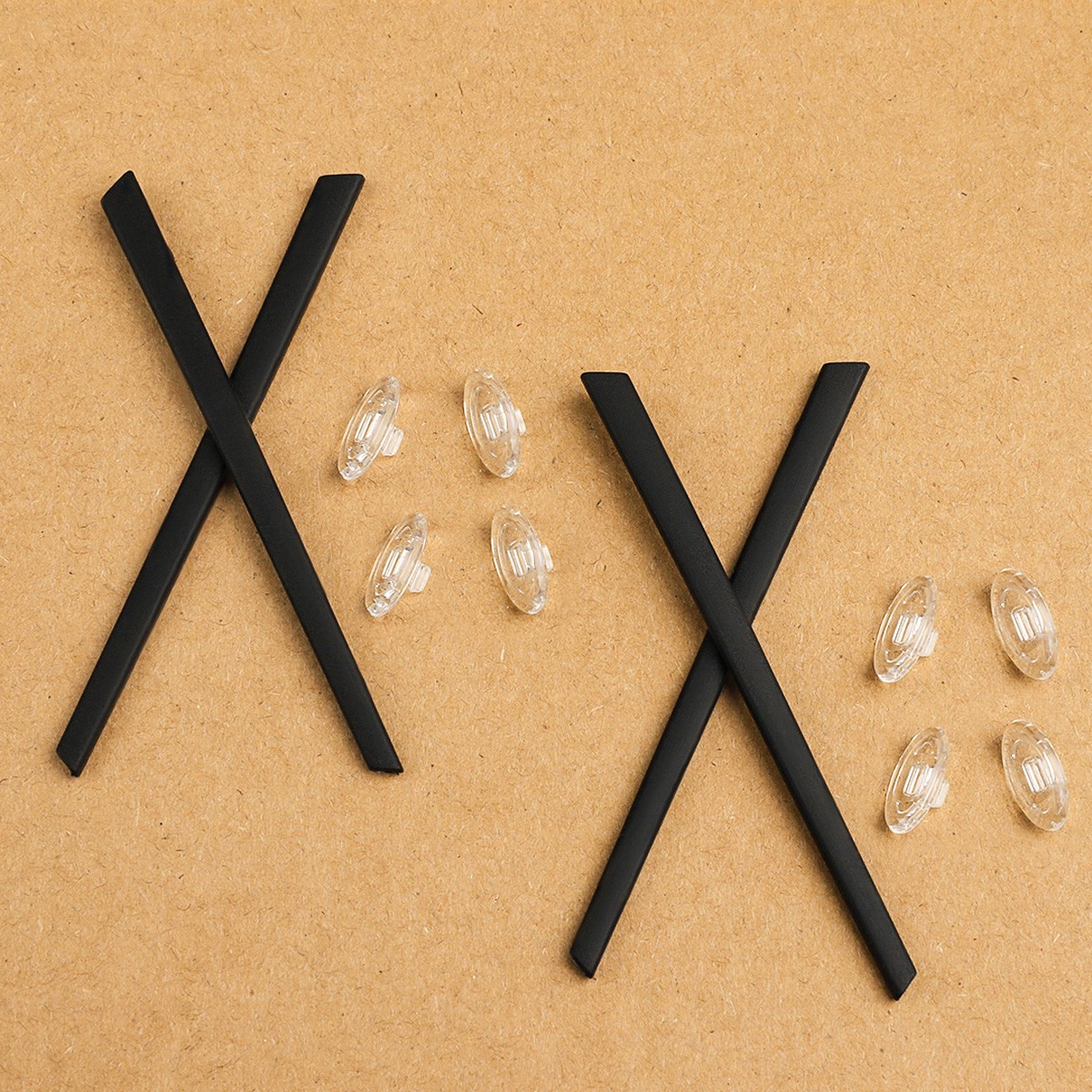 Replacement Rubber Kit Ear Socks Nose Pads for Oakley OX3222 Eyeglass