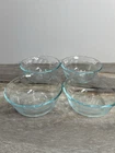 4 Pyrex 464 Custard Cups/Ramekins - 10oz - 300mi - Scalloped Edge 3 Ring