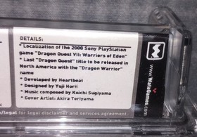 Dragon Warrior VII [WATA 9.8 A+] PlayStation 1 (PS1) Square Enix [NOT VGA CGC]