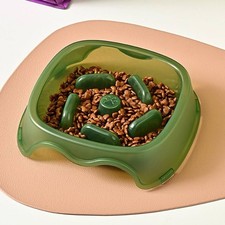CAISHOW Slow Feeder Dog Bowl Slow Feeder Eating Slows Down Food Bowl