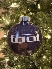 Handmade Tool Themed Black Christmas Ornament Shatterproof Disc NEW